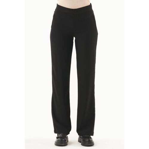 ORGANICATION dames vegan Broek Ecovero Zwart Tweedehands