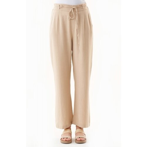 ORGANICATION dames vegan Broek Naturel Zandbeige Tweedehands
