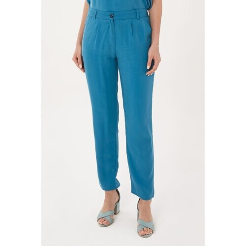 ORGANICATION dames vegan Broek Ocean Blauw Tweedehands