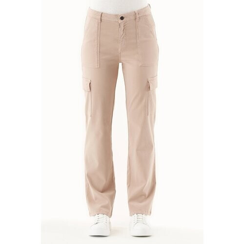 ORGANICATION dames vegan Cargobroek Tencel Bio-Katoen Beige Tweedehands