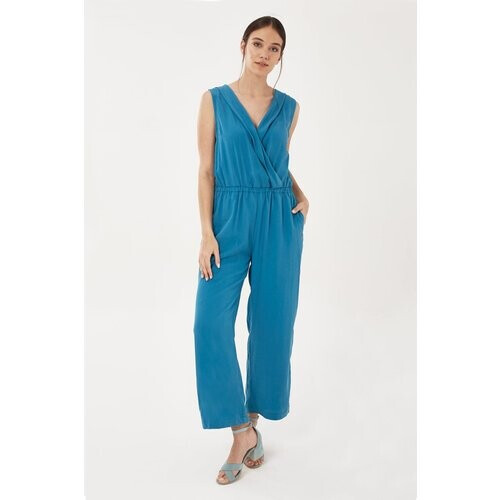 ORGANICATION dames vegan Jumpsuit Blauw Tweedehands