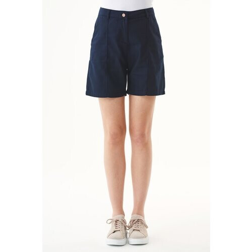 ORGANICATION dames vegan Korte Broek Marineblauw Tweedehands