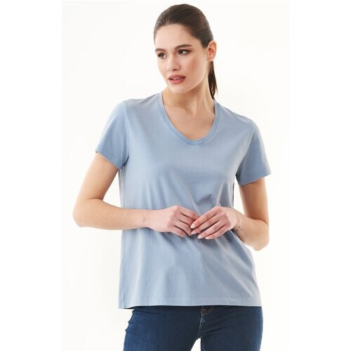 ORGANICATION dames vegan Natural Dye T-Shirt Van Biologisch Katoen Tweedehands