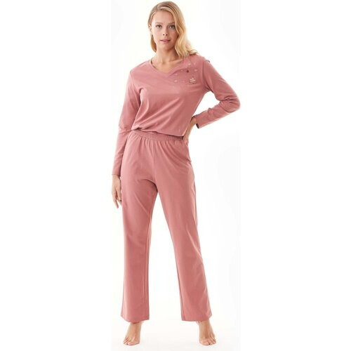 ORGANICATION dames vegan Pyjama Set Tieerra Klei Rood Tweedehands