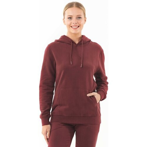 ORGANICATION dames vegan Soft Touch Hoodie Bordeaux Tweedehands