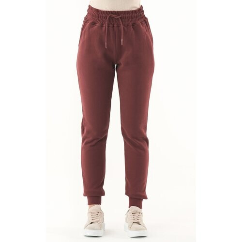 ORGANICATION dames vegan Zachte Joggingbroek Bordeaux Tweedehands