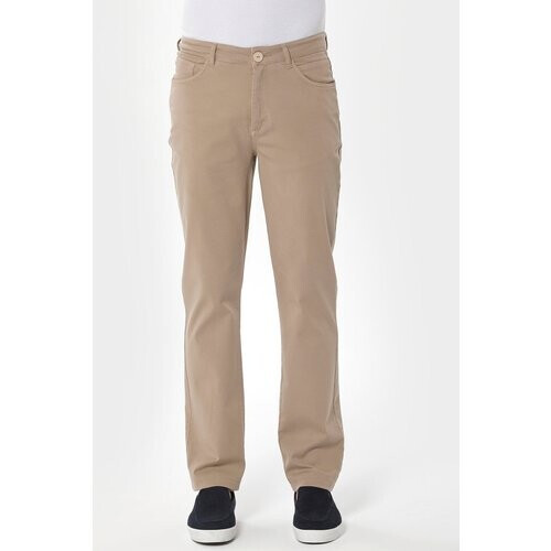 ORGANICATION mannen vegan Broek Five Pocket Beige Tweedehands
