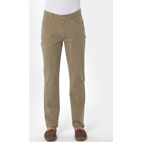 ORGANICATION mannen vegan Broek Five Pocket Olijfgroen Tweedehands