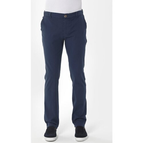 ORGANICATION mannen vegan Chinobroek Marineblauw Tweedehands