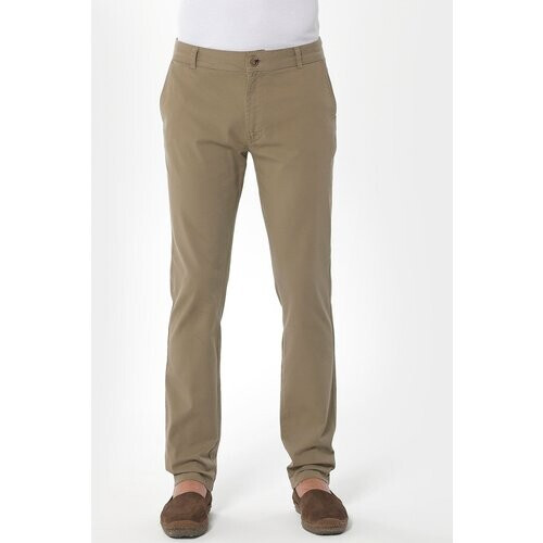 ORGANICATION mannen vegan Chinobroek Slim Olijfgroen Tweedehands