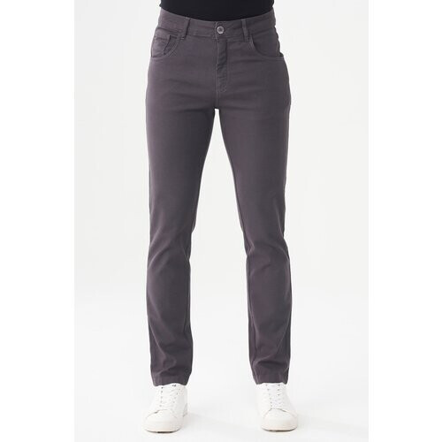 ORGANICATION mannen vegan Five Pocket Broek Donkergrijs Tweedehands