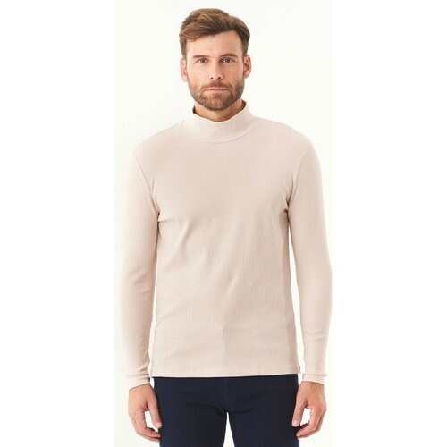ORGANICATION mannen vegan Geribbeld Shirt Met Col Stone Tweedehands