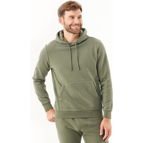 ORGANICATION mannen vegan Hoodie Hoolden Olive Tweedehands