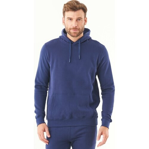 ORGANICATION mannen vegan Hoodie Soft Touch Navy Tweedehands