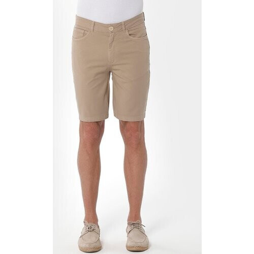 ORGANICATION mannen vegan Korte Broek Five Pocket Beige Tweedehands