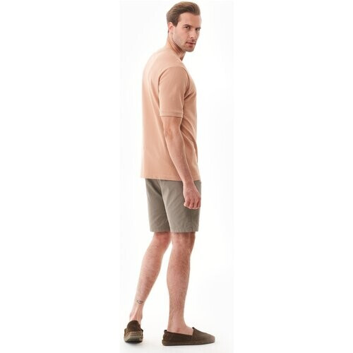 ORGANICATION mannen vegan Chino Short Slim Fit Smokey Olive Tweedehands