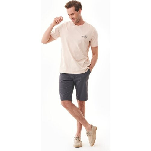ORGANICATION mannen vegan Short Slim Fit Chino Short Asphalt Tweedehands