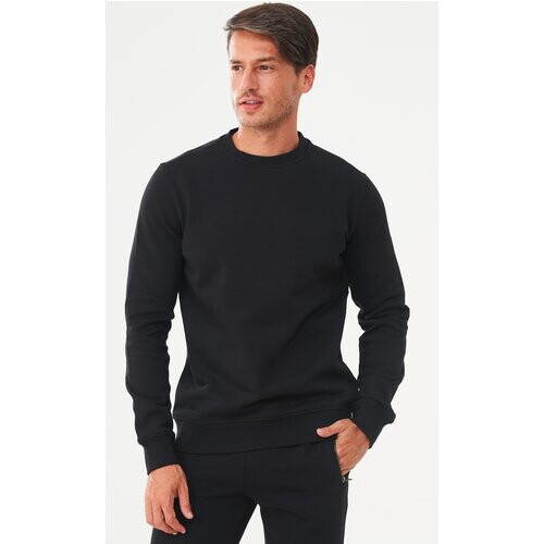 ORGANICATION mannen vegan Sweatshirt Zwart Tweedehands