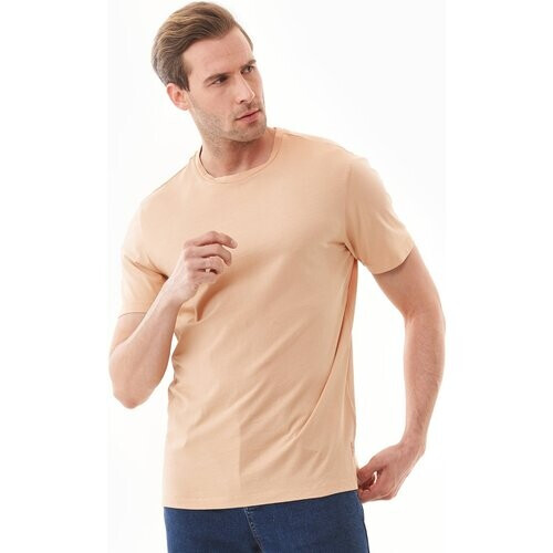 ORGANICATION mannen vegan T-Shirt Uienhuid Oranje Tweedehands