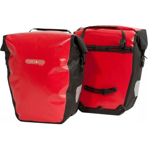 Ortlieb Back-Roller City Dubbele Fietstas Red/Dark Red Tweedehands