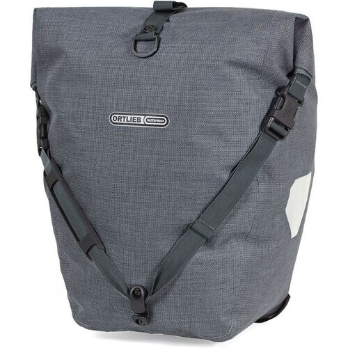 Ortlieb Back-Roller Urban Line Enkele Fietstas Middengrijs/Zwart Tweedehands