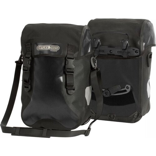 Ortlieb Sport Packer Classic Dubbele Fietstas Zwart/Donkergrijs Tweedehands