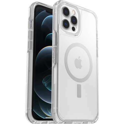 OtterBox iPhone 12 Pro Max - Symmetry Plus hoesje met MagSafe - Antimicrobieel - Transparant Tweedehands