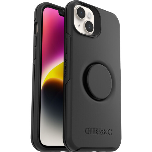 Otterbox Otter+Pop Case - Schokbestendig - Antimicrobieel - Zwart (iPhone 14 Plus)