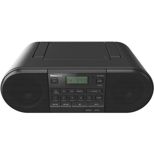Panasonic RX-D552E-K - Portable Radio/CD-speler - DAB+ Bluetooth USB - Zwart