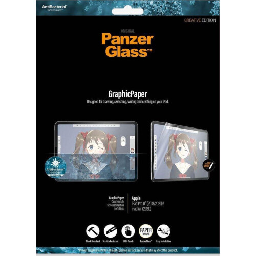 PanzerGlass 2734 - Screenprotector - GraphicPaper voor iPad Pro 11 (2018/2020) & iPad Air (2020)