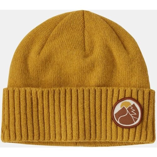 Patagonia Brodeo Beanie Donkergeel Tweedehands