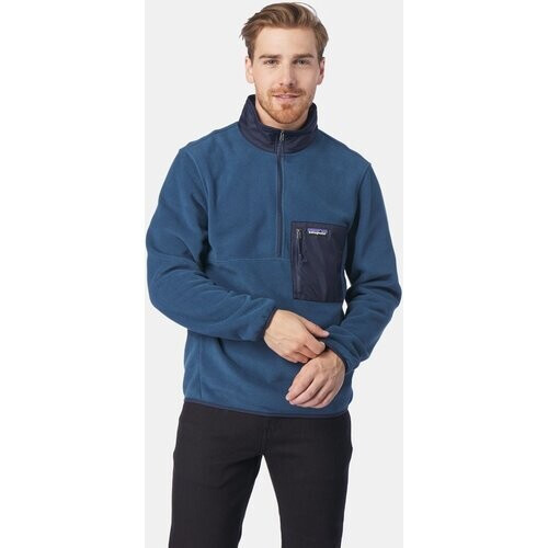 Patagonia Microdini 1/2 Zip Pullover Middenblauw Tweedehands