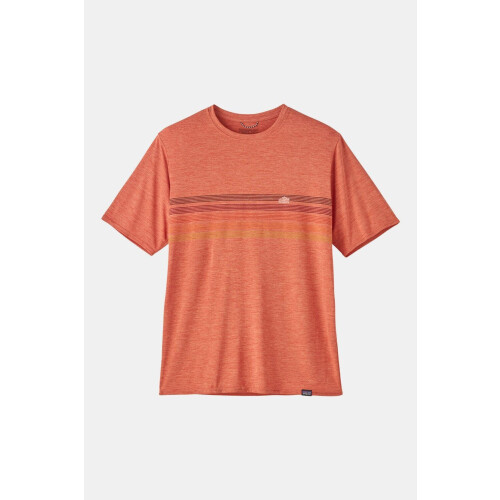 Patagonia M'S Cap Cool Daily Graphic Shirt Oranje Tweedehands