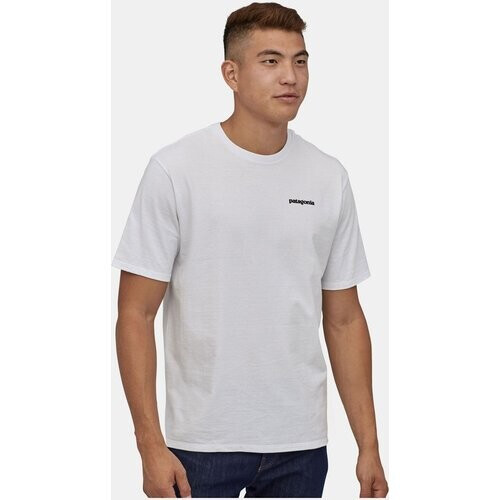 Patagonia M'S P6 Logo Responsibilitee Wit Tweedehands