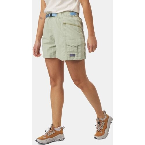 Patagonia Outdoor Everyday Korte Broek Dames Lichtgroen Tweedehands