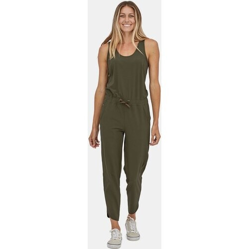 Patagonia W'S Fleetwith Romper Donkergroen Tweedehands