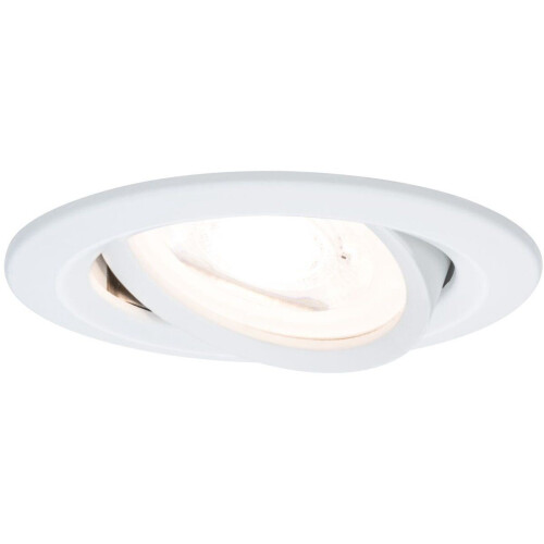 Paulmann Nova - LED-inbouwlamp - 3x6,5W 460lm 2700K zwenkbaar rond 84mm wit mat (1 stuk) Tweedehands
