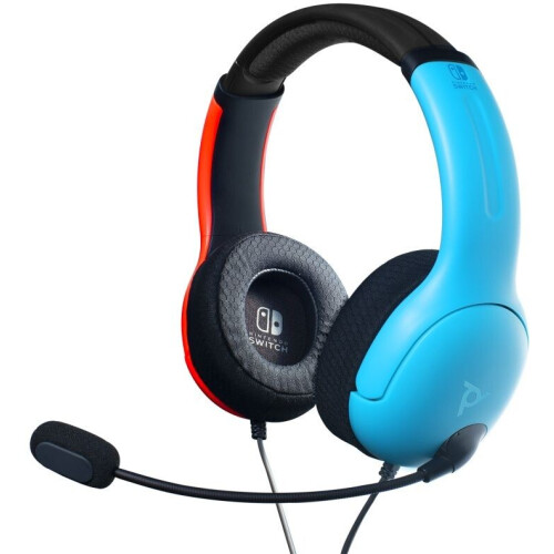 PDP LVL40 - Gaming headset - 40 mm luidsprekerdrivers - Rood/Zwart/Blauw
