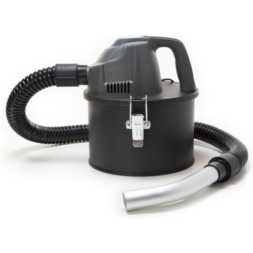 Perel Mini-aszuiger, haardzuiger, stofzuiger voor as, open haard, barbecue, droogzuiger met flexibele slang 0.3 m, HEPA-filter, zuigfunctie, zonder zak, 600 W, 4 L