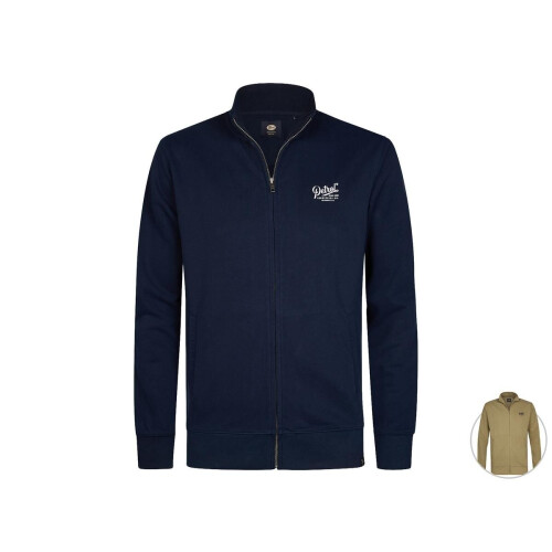 Petrol Industries Vest Navy Blue M-1060-SWC110-5178-S - Heren Sweater Collar Zip Maat M Tweedehands