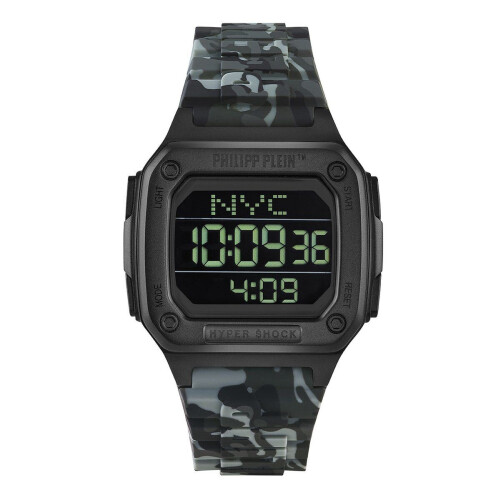 Philipp Plein Hyper $Hock PWHAA1822 - Polshorloge - Quartz -Ø 44 mm - Multi Siliconen Tweedehands