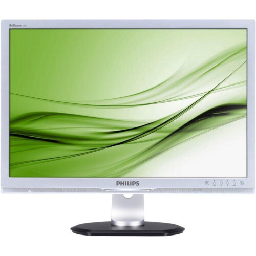 Philips 240P2ES - Monitor 24"- WUXGA 1920x1200 - Ergonomisch Zilver