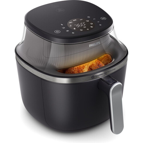 Philips 3000 Series - Airfryer NA341/00 - RapidAir Plus - 7.2L - Zwart Tweedehands