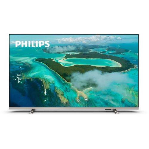 Philips 50PUS7657/12 - 50"Ultra HD Smart TV - 4K HDR Dolby Vision en Dolby Atmos - Zilver (2023) Tweedehands