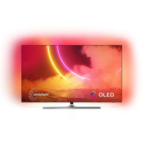 Philips 55OLED855/12 - OLED TV - 55 inch - 4K - Ambilight - Zilver Zwart