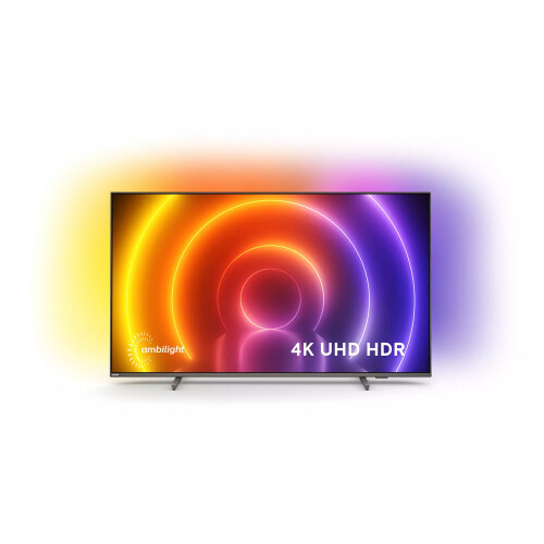PHILIPS 55PUS8106/12 - SMART-TV - 4K UHD HDR Android TV met Ambilight 55 inch Tweedehands