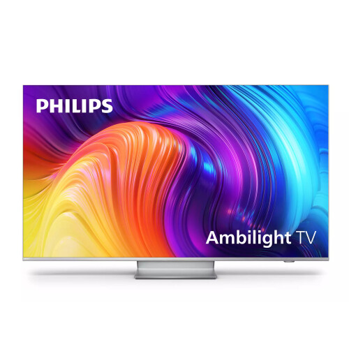 PHILIPS 55PUS8837/12 - SMART TV 55 inch - 4K UHD Android TV met Ambilight - Zilver