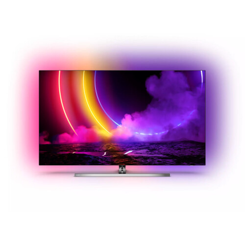 PHILIPS 65OLED876/12 - OLED TV - 4K UHD Android - Vierzijdig Ambilight - Grijsblauw metallic Tweedehands