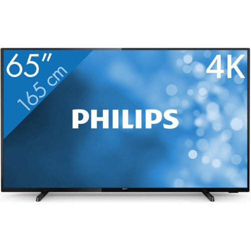Philips 65PUS6504 - 65 inch 4K Ultra HD TV - Dolby Vision en Dolby Atmos - Zwart