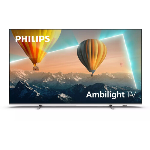 Philips 65PUS8057/12 - 65"Ultra HD TV - 4K UHD Dolby Vision Dolby Atmos - Zilver (2023)
